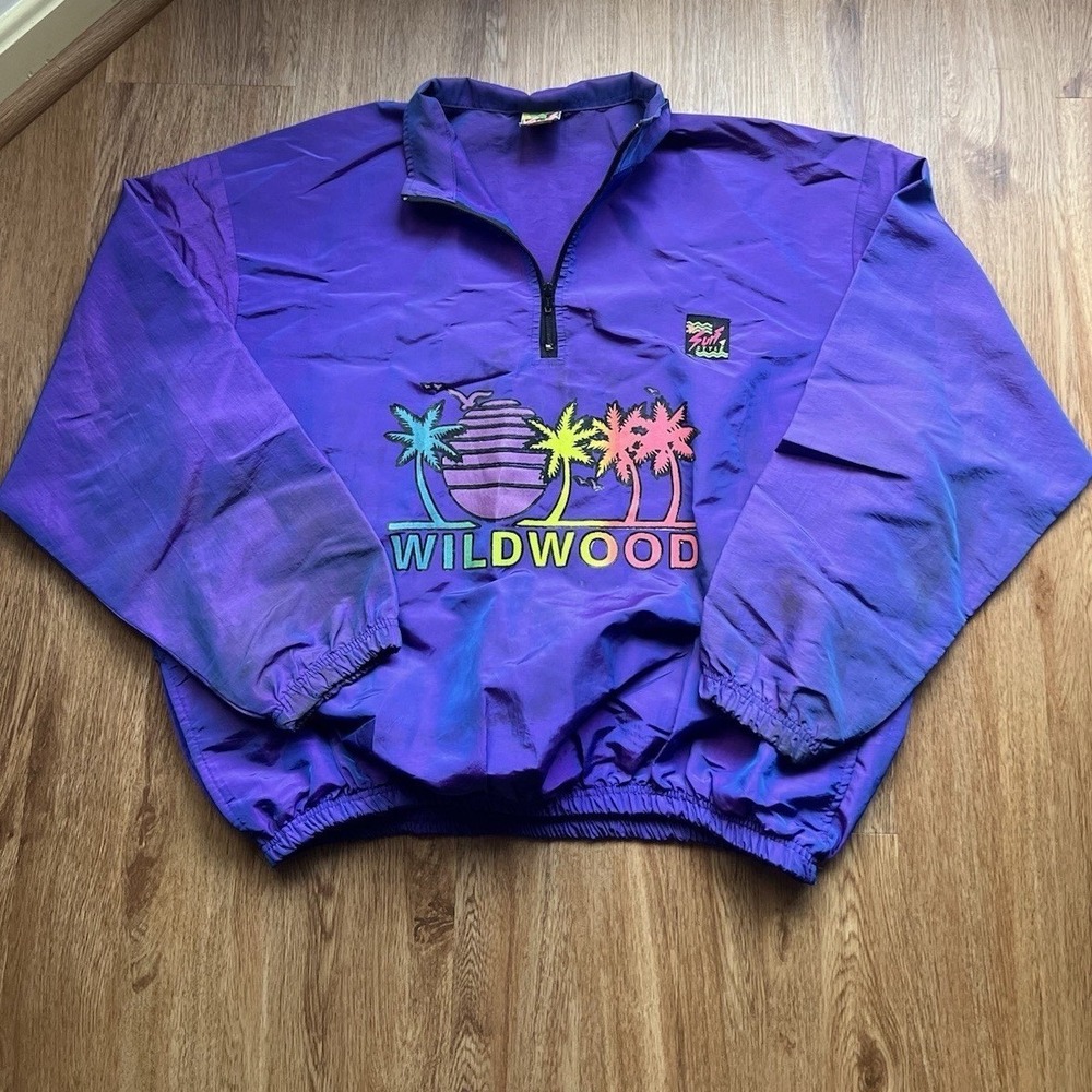 Surf Style Pullover Purple Jacket XXL
